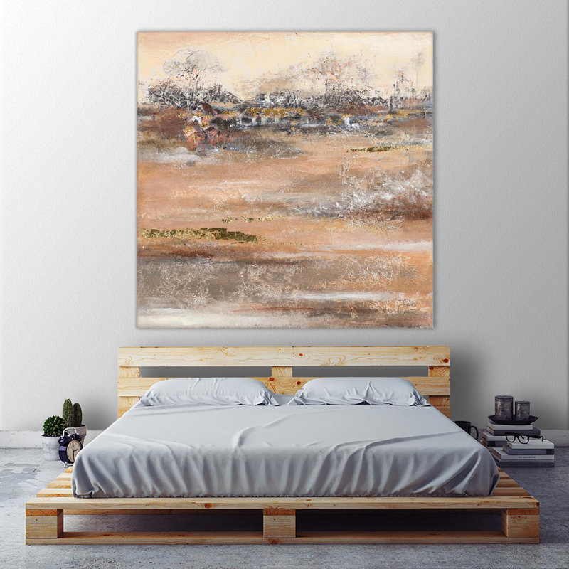 «Approche à la maison», impression sur toile géante 54 po x 54 po, H 54 po x l 54 po x P 1,5 po