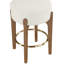 Tabouret de comptoir rembourré en tissu Maud-121555414