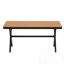 Ensemble de table de salle à manger 5 pièces en bois avec 4 chaises-1282496543