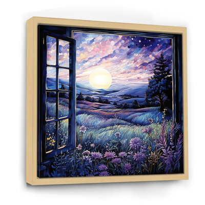 Lavande Horizon Country Side Windows IV - Farmhouse Windows, art mural