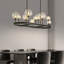 Lustre 10 lumières pour îlot de cuisine