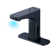 Single-Hole Bathroom Faucet with Touchless Sensor and LED Temperature Display