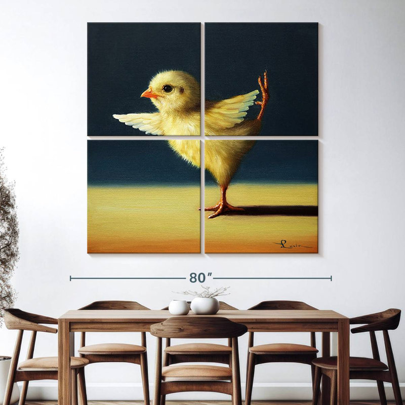 Ketti Yoga Chick Dancer Pose, H 74 po x l 74 po