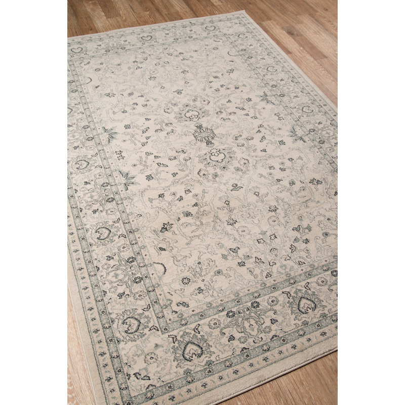 Tapis gris Phoebe, Rectangle 9 pi 3 po x 12 pi 6 po
