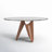 Amina Round Glass Top Dining Table