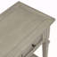 Console de style rétro classique avec trois tiroirs supérieurs et tablette inférieure ouverte-50472886