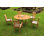 Fredson Outdoor 3 - Piece Teak Bistro Set