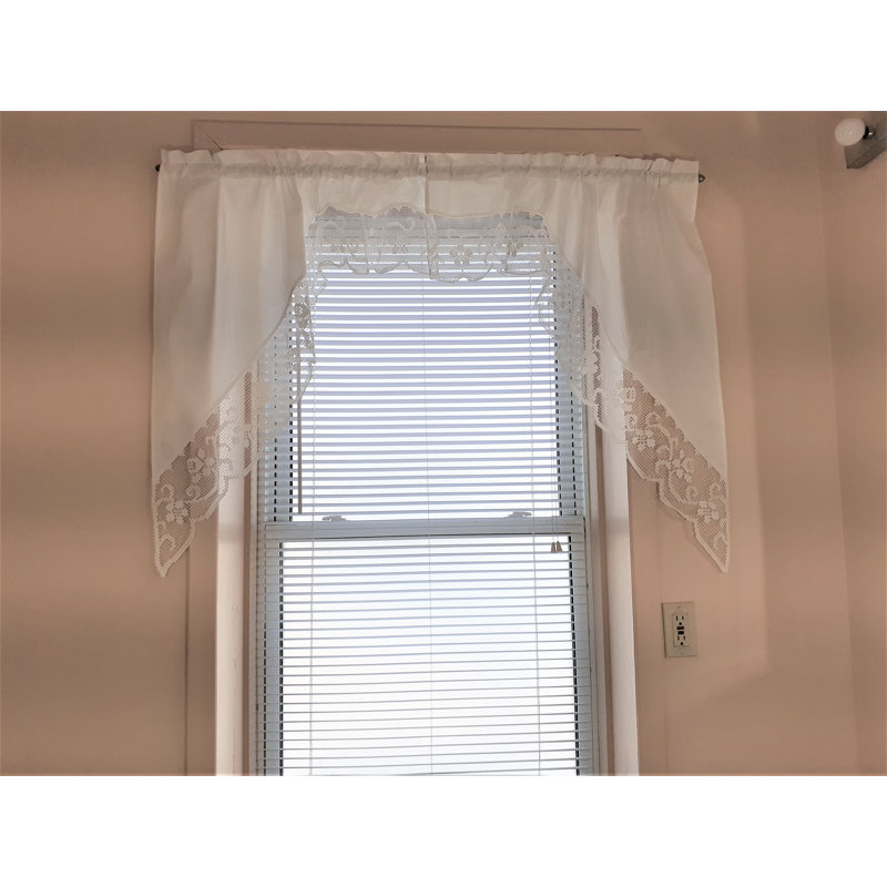 Maybery Cotton Floral Swag Window Valance