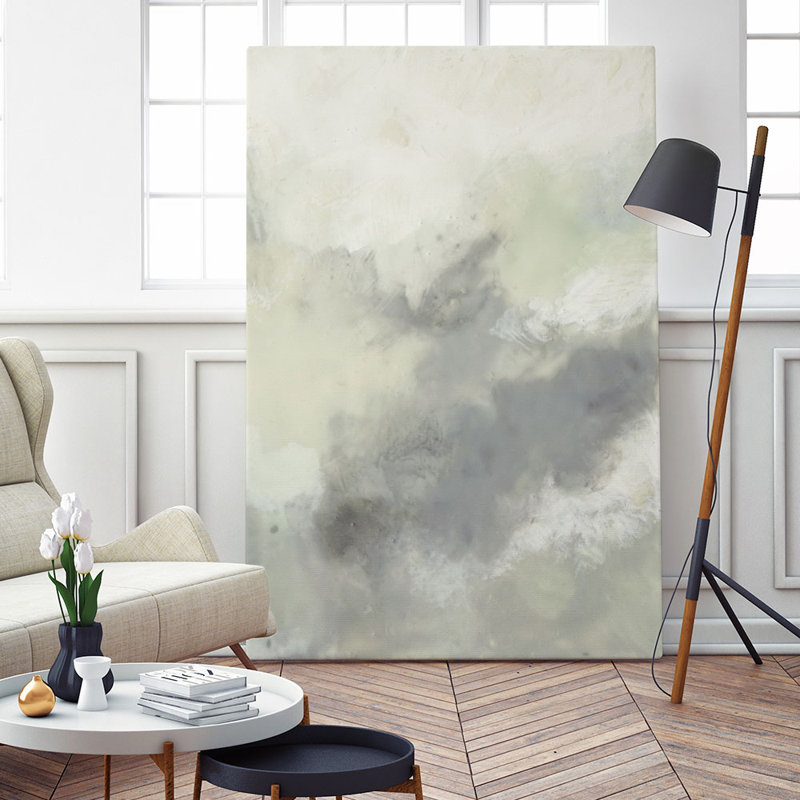 Reproduction d’art sur toile tendue « cloud impressions ii » par jennifer goldberger, H 72 po x l 48 po x P 1,5 po