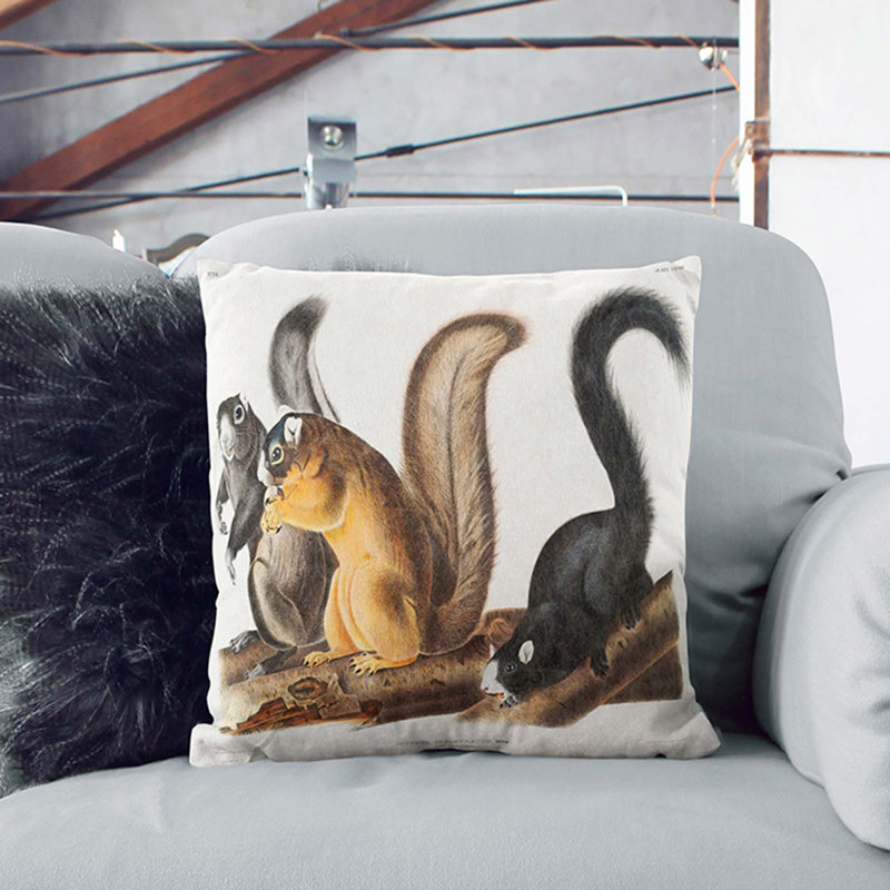 Square Throw Cushion, 40cm H x 40cm W x 15cm D