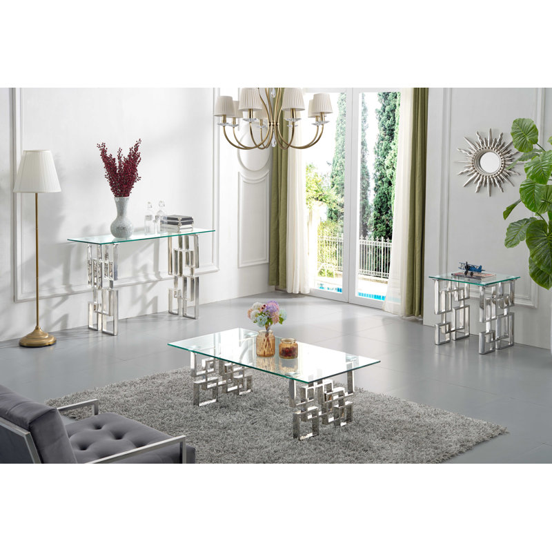Table basse Fonso, Chrome chrome