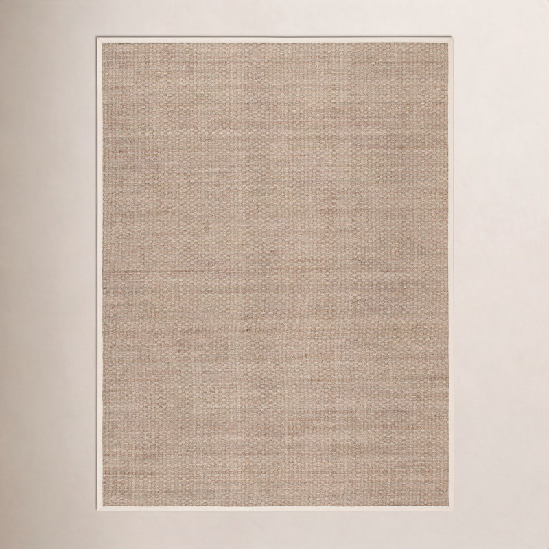 Dollard Natural Fiber Seagrass Rug, Rectangle 10' x 14'