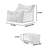Nordic Bean Bag Sofa-109320043