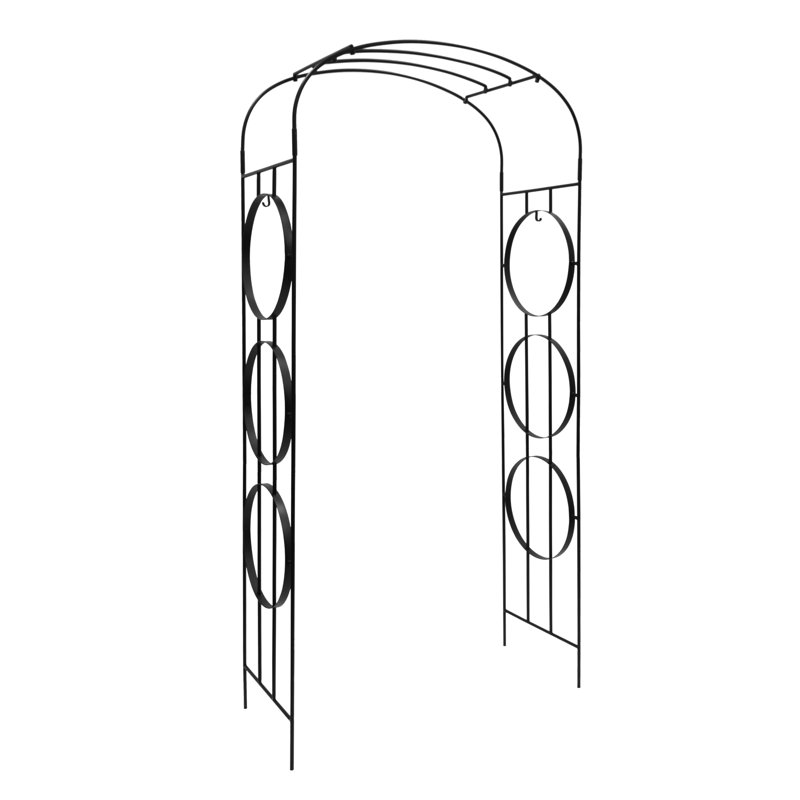 44'' W x 19'' D Metal Arbor in Black