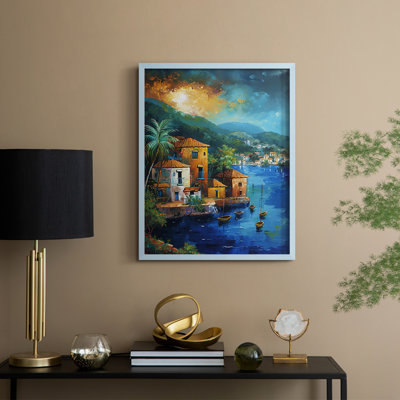 NAUTICAL Series, impression encadrée en bois massif