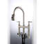 Robinet de cuisine en nickel brossé Spot avec robinet rétractable, poignée double pour un débit précis et un réglage de la température, buse haute rotative à 360 degrés, fabrication en laiton, eau silencieuse sans effort-1764857534
