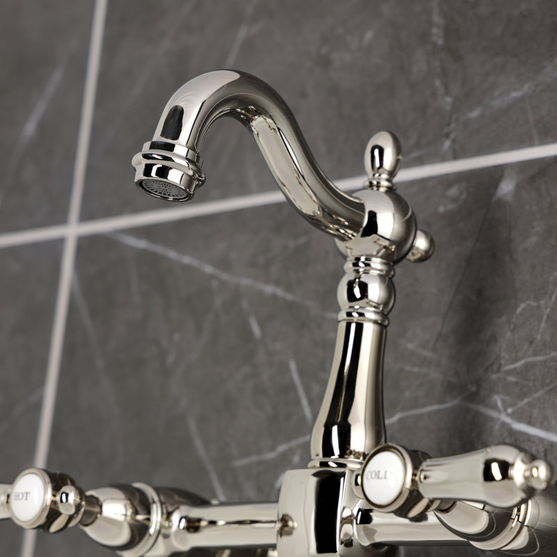 Robinet pont Heirloom, Nickel