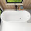 Baignoire de trempage autoportante en acrylique 55 po