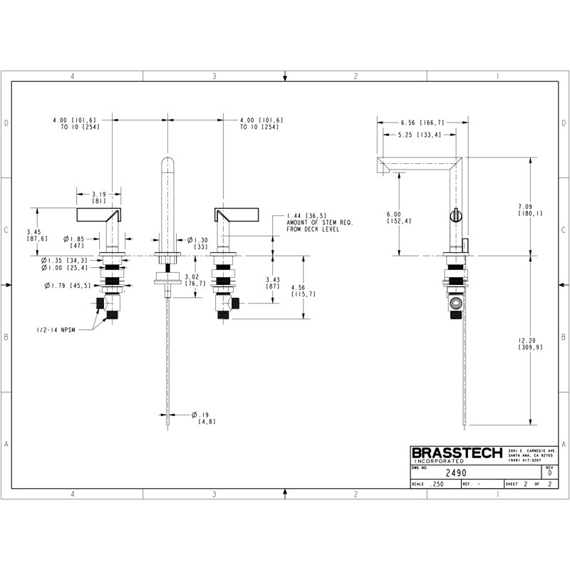 Keaton Widespread Bathroom Faucet with Drain Assembly, Satin Nickel