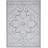 Oriental Machine Washable Area Rug in Gray-87133150
