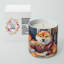 Pumpkin Pie Scented Tumbler Candle with Ceramic Holder