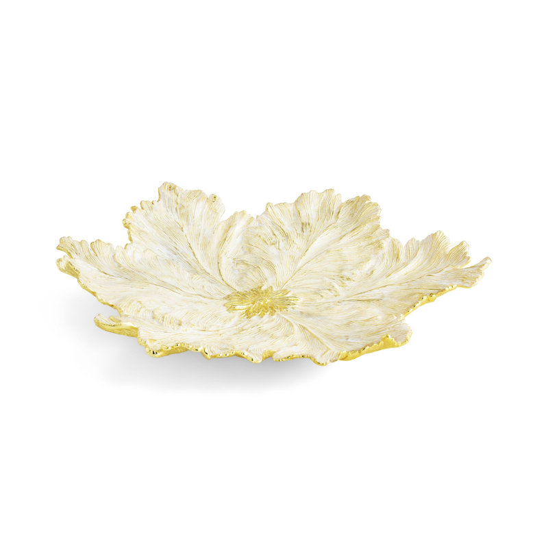 Tulip Centerpiece, Gold/White