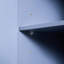 Armoire de cuisine de 135 cm (53,2 po), armoire de rangement de 180 cm (71 po) de profondeur avec 4 portes pliantes, 5 tiroirs, casiers à bouteilles et prise électrique, bleue-1386446208
