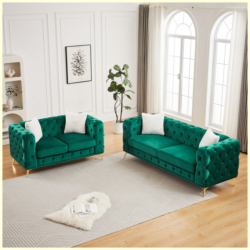 Canapé rembourré moderne, canapé de salon élégant pour maison et appartement