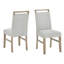 Ensemble de salle à manger rectangulaire contemporain à plateau en faux marbre blanc 66 po l 66 po-1404108405