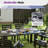 Immie 7- Piece HDPE Outdoor Dining Table Set With Chairs & Umbrella Hole, Black-1015650108-1015650110