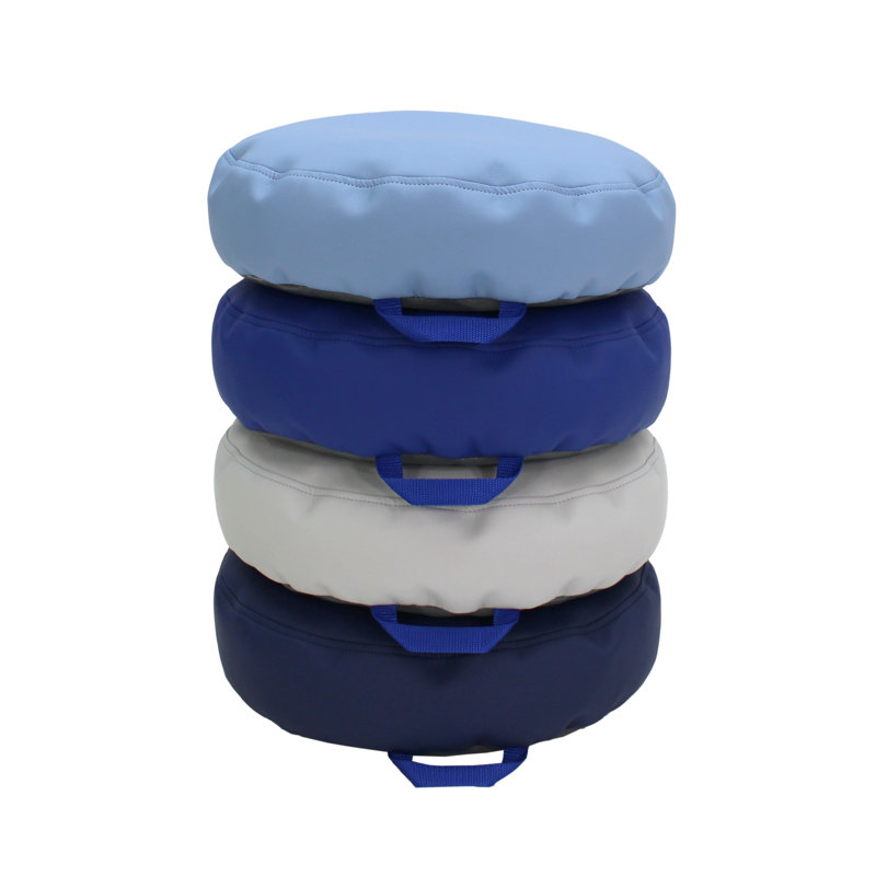 Coussins SoftScape, Bleu clair / blanc / bleu marine / bleu