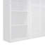 Lit escamotable double à rangement complet avec tablettes et armoire peu encombrante-603996932-603996933