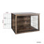 Abri pour chien d'intérieur en bois
