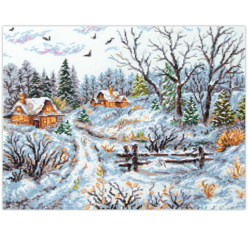 Ensemble de point de croix compté 70-33 Frosty Day