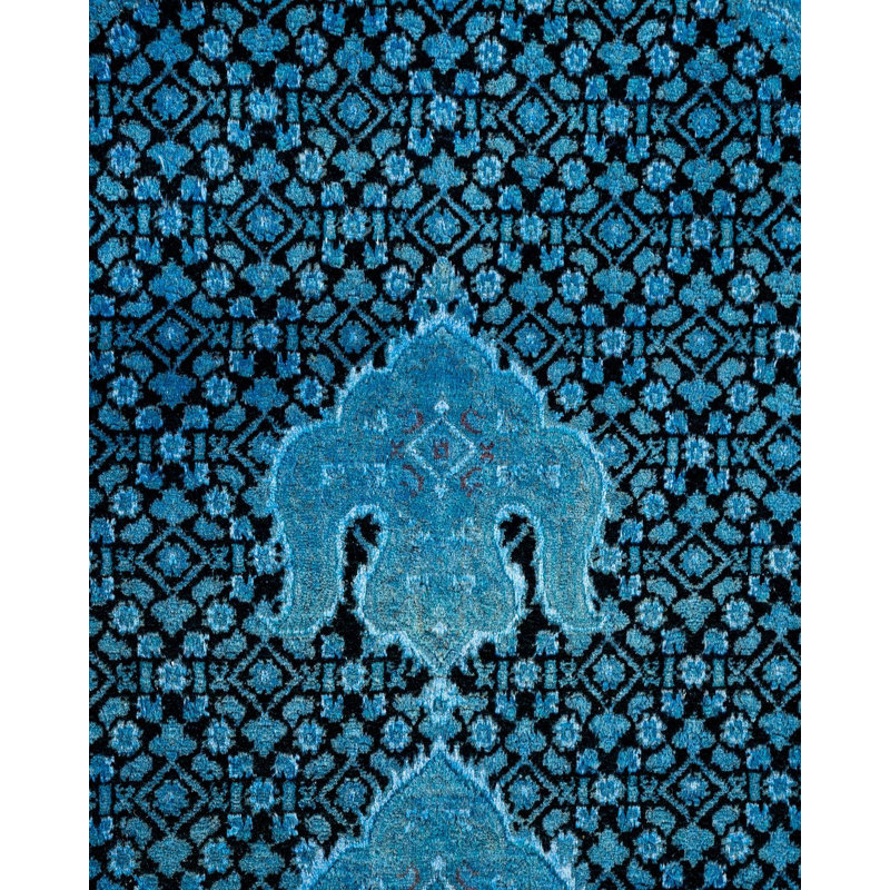 Fine Vibrance One-of-a-Kind 6' 7" X 9' 10" Hand Knotted Area Rug