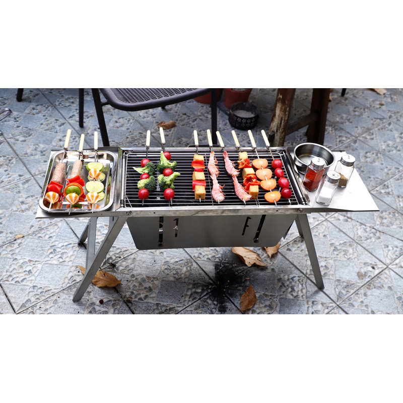 Barbecue au charbon portatif l 11,8 po Allocacoc