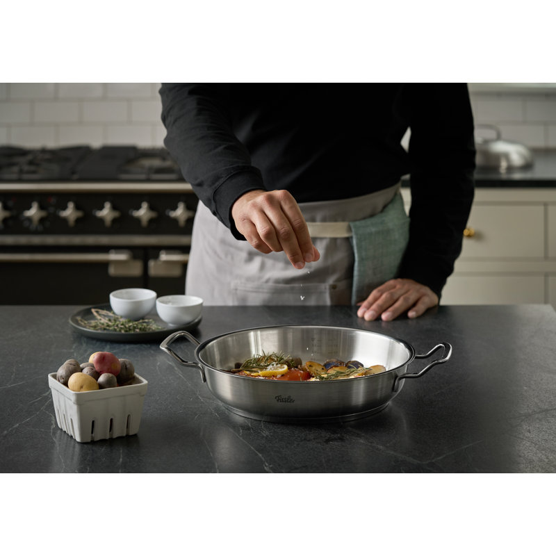 Plat de service en acier inoxydable avec couvercle en dôme Original-Profi Collection®, 2,60 po l