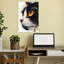 «Curious Cat Profile», art mural contemporain-129148432