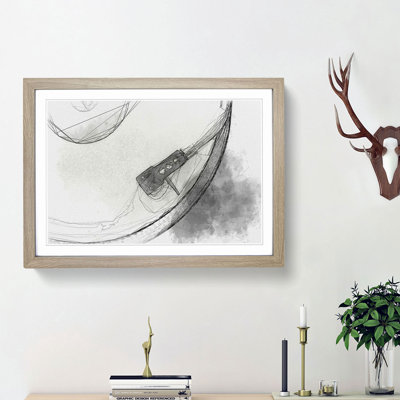 Needle of the Turntable in Abstract - Framed Print