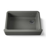 Whitehaven® 33" x 22" Self-Trimming Under-Mount Single-Bowl Kitchen Sink with Tall Apron