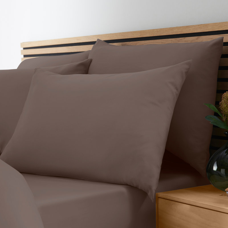 So Soft Easy Iron Duvet Cover Set, Single, Chocolate