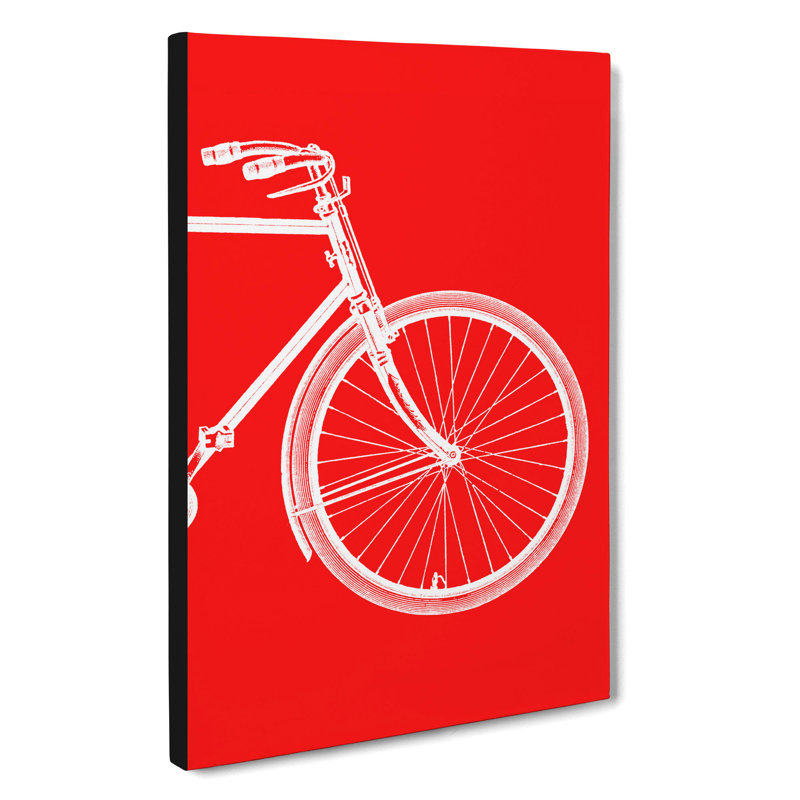 Bicycle Abstract No.2 - Wrapped Canvas Print, 50cm H x 35cm W x 3cm D