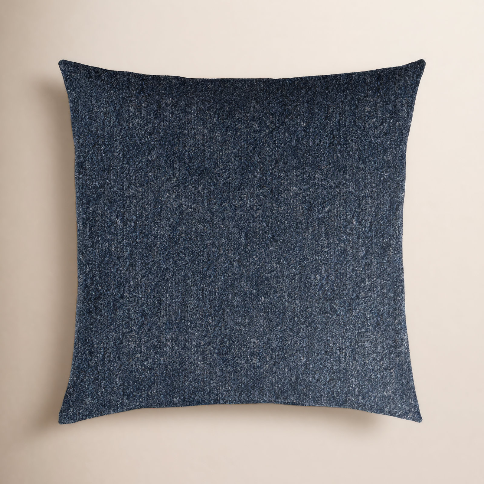 Felice Sunbrella® Boucle Indoor/Outdoor Throw Pillow, 16" x 16", Indigo