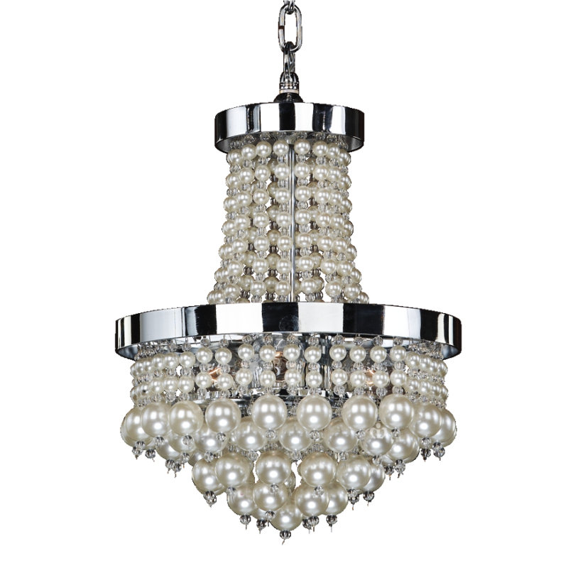 Lustree empire 8 lumières unique, H 17,5 po x l 11 po x P 11 po