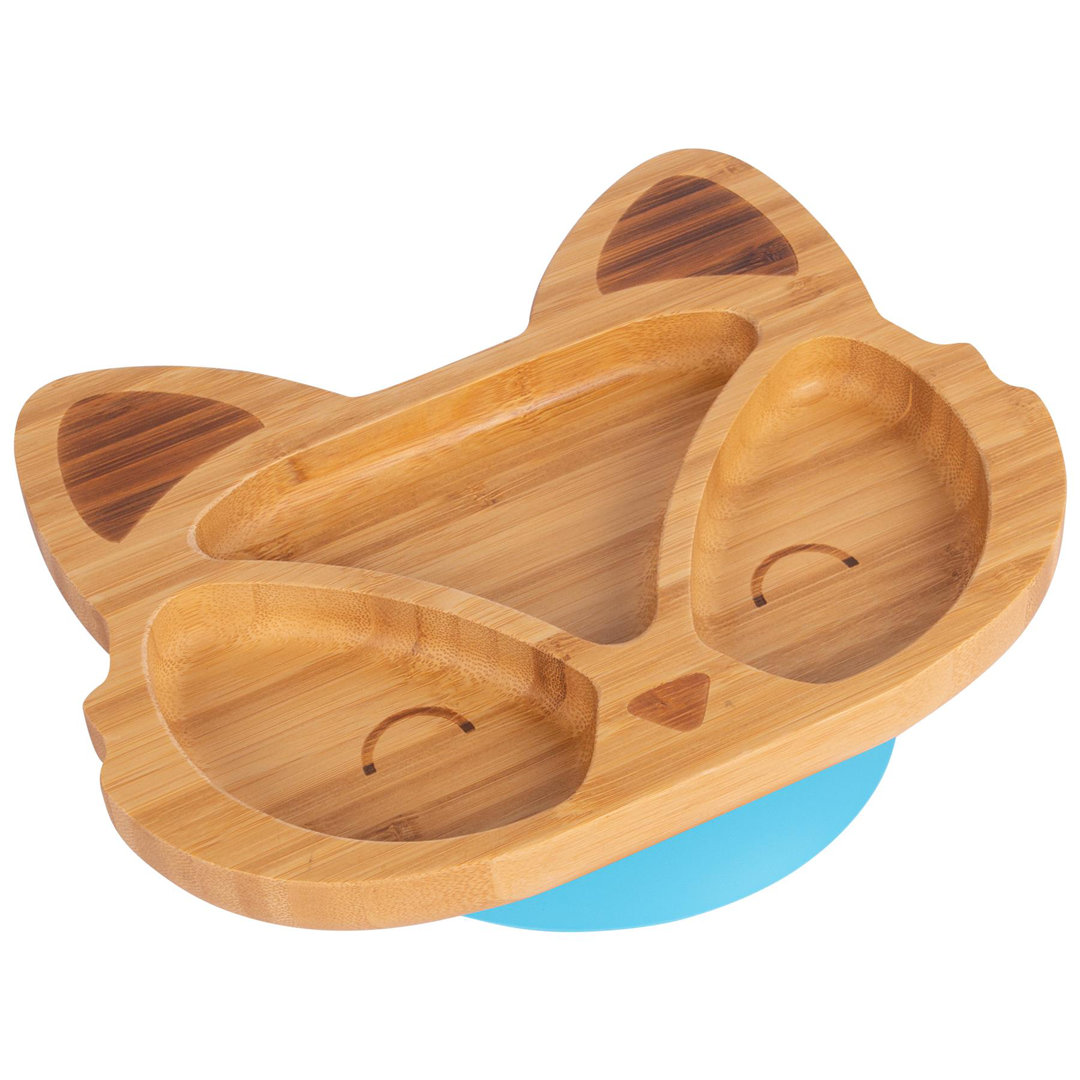 Tiny Dining - Children's Bamboo Suction Fox Plate
