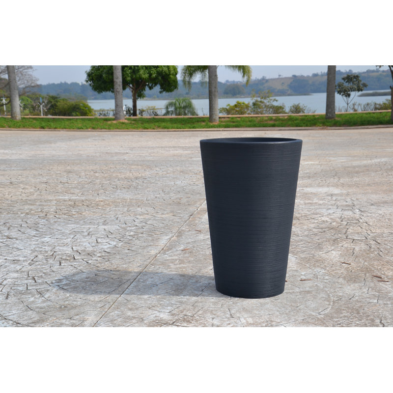 Jemima Conic Plastic Pot Planter, 29.1" H x 19.7" W x 19.7" D