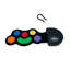 KaKo'o Mini silicone Keychain Instruments 12pk Asst (Piano, Guitare, Batterie)