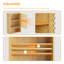 Bamboo Wall Mounted Required Bathroom Cabinet-826274297