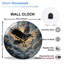 Horloge murale horloge murale en verre 12 po
