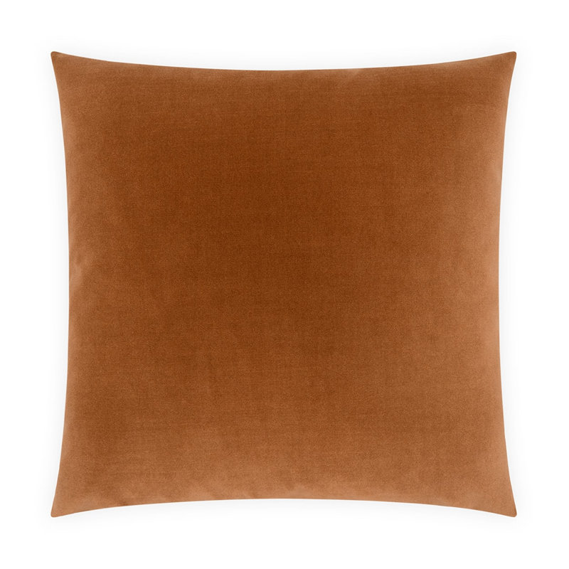 Deveraux Throw Pillow, 22"H x 22"W, Pumpkin